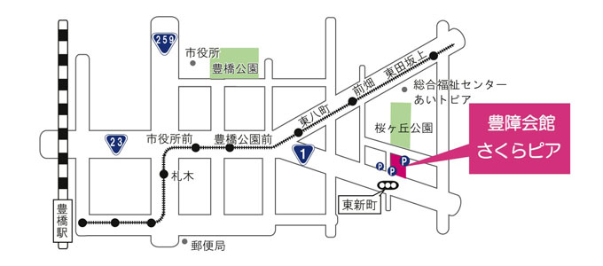 さくらピア地図